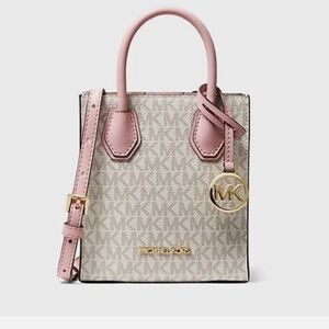 Michael Kors Pink and Cream Women's Bag